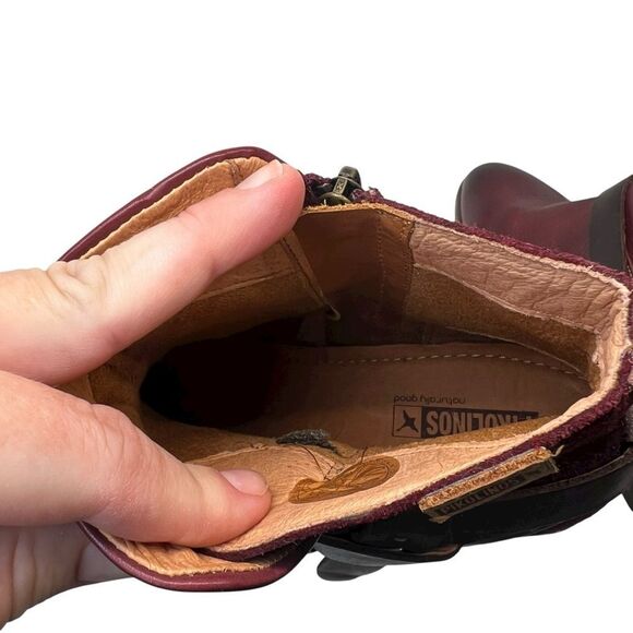 Pikolinos Ordino EU 39 style W8M-8919 Ankle Boot (Women) - Garnet Leather - Picture 4 of 15